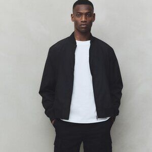 Black Men's H&M Bomber Jacket